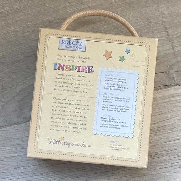 Robeez First Shoes for Baby Designed for Early Walkers Size 4 (9-12 month) - Picture 13 of 16